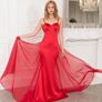 Red debs dress Image 2