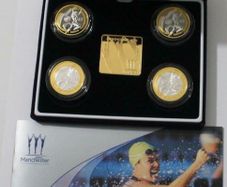 2002 Commonwealth Games Manchester Silver Proof coin set