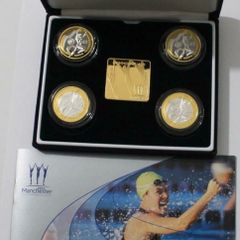 2002 Commonwealth Games Manchester Silver Proof coin set