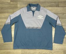 Umbro Retro Drill Top Sweatshirt Mens Medium