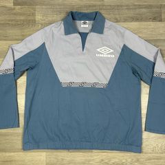 Umbro Retro Drill Top Sweatshirt Mens Medium