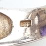1930s Art Deco Silver Marcasite Cocktail Ring Image 7