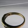 9ct Gold Amethyst & Diamond Half Eternity Ring Size N, 2g, Fully Hallmarked Image 5