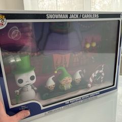 funko pop deluxe moment snowman jack - the nightmare before Christmas