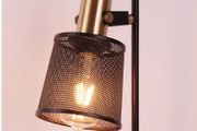 Modern vintage USB charging desk lamp metal mesh cover adjustable table light living room bedroom work study office