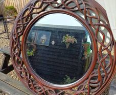 Large Vintage Syroco Resin Mirror