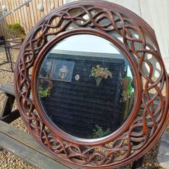 Large Vintage Syroco Resin Mirror