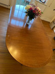 Jaycee Furniture Extending Dining Table - A Classic Piece with Character