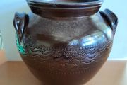 Vintage glaze jar