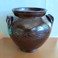 Vintage glaze jar