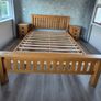 Queen (Super King) Oak Bed Image 2