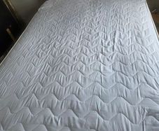 double mattress and headboard