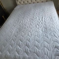 double mattress and headboard