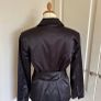 b young dressy black belted jacket size 12 Image 3