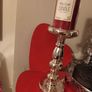 Kilkenny shop red candle& tall candle stick Image 2