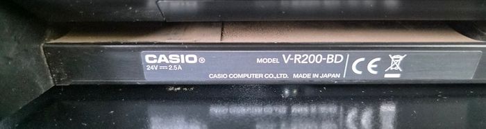 Casio touchscreen POS cash register