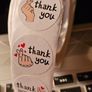 Thank You Stickers / 1" / 500 Stickers / NEW Image 2