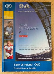 2007 Dublin v Derry - GAA All-Ireland Senior Football Championship Quarter Final Programme