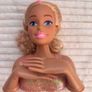 Barbie Deluxe Blonde Hair Styling Head Doll 2013 Mattel Just PLay approx. 30 cm. Used Please see photos Image 2