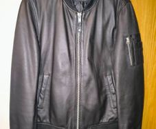 Schott leather bomber
