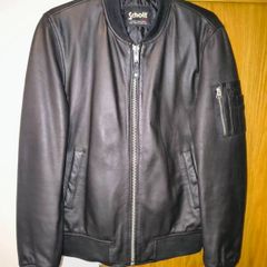 Schott leather bomber