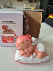 baby girl cake topper ornament