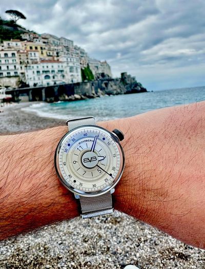 Bomberg BB-01 White & Silver (Quartz)