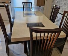 Marble Top Dining Table