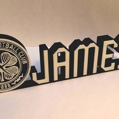 Personalised Celtic Name Plaque