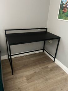 black desk