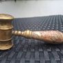 Vintage Solid Brass Judge's/Auctioneer's Gavel Image 3