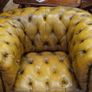 Vintage Camel Leather Chesterfield Armchair Image 3