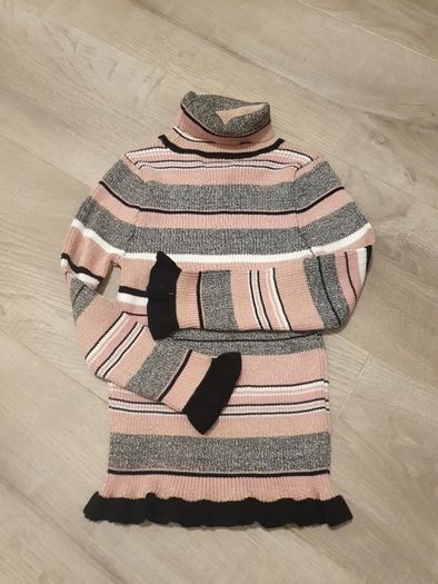 Girls high neck knitwear