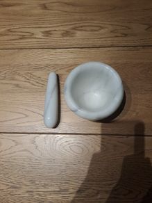 Pestle and mortar Marble