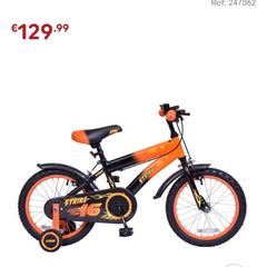 Looks brand new complete with its stabilisers. Used half a dozen times. Priced to sell.