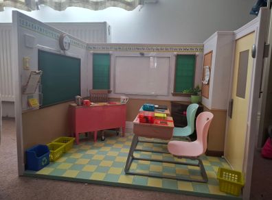 LIKE NEW - Our Generation School Set. Selling with or without 3 dolls. Open to offers.
