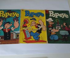 Popeye Nos. 21 29 and 47 Dell Comics