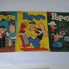Popeye Nos. 21 29 and 47 Dell Comics