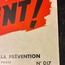 Original 1950's French Industrial Safety Poster Image 6