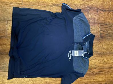Navy polo shirt
