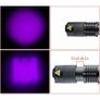 UV Ultra LED Purple Flashlight Violet Blacklight Inspection Lamp Torch Zoomable  Money Image 3