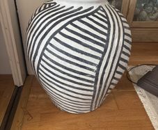 Large extremely heavy pottery vessel