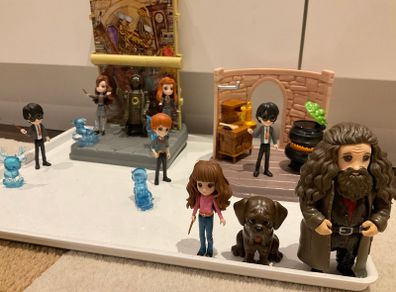 Harry Potter Magical Minis Wizarding World Playsets x3 bundle