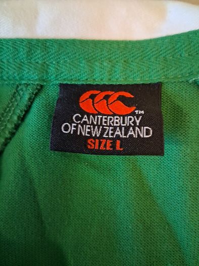 Ireland Rugby Jersey. Triple Crown Winning Jersey Year 2007. Official Canterbury Home Jersey. Authentic Original From The Time. Not A Modern Day Remake.
