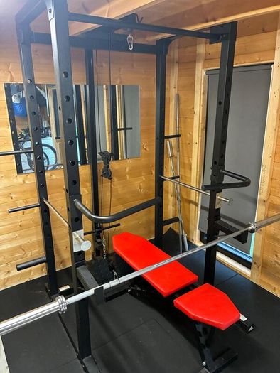 Full Gym Home Rig - Bench, Olympic Bar