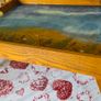 TRAY Handmade Wooden Resin Ocean Serving Image 2