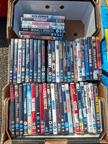 Box of DVD Movies, TV, Comedy