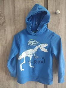 T rex boy hoodie 6/8 years old barely worn