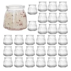 Brand New Fasmov Small Yogurt Jars 118ml with PE Lids Perfect for Jam