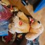Box of Lovely Christmas Decorations and Santa Globe Lantern Image 4